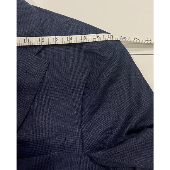 13-35 ERMENEGILDO ZEGNA Men's Superfine Australian Wool Suit Black Size 38 - Picture 11 of 16